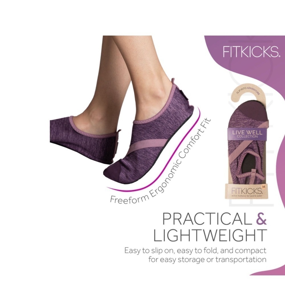 LIVE WELL COLLECTION Women's Purple Slip-On Shoes